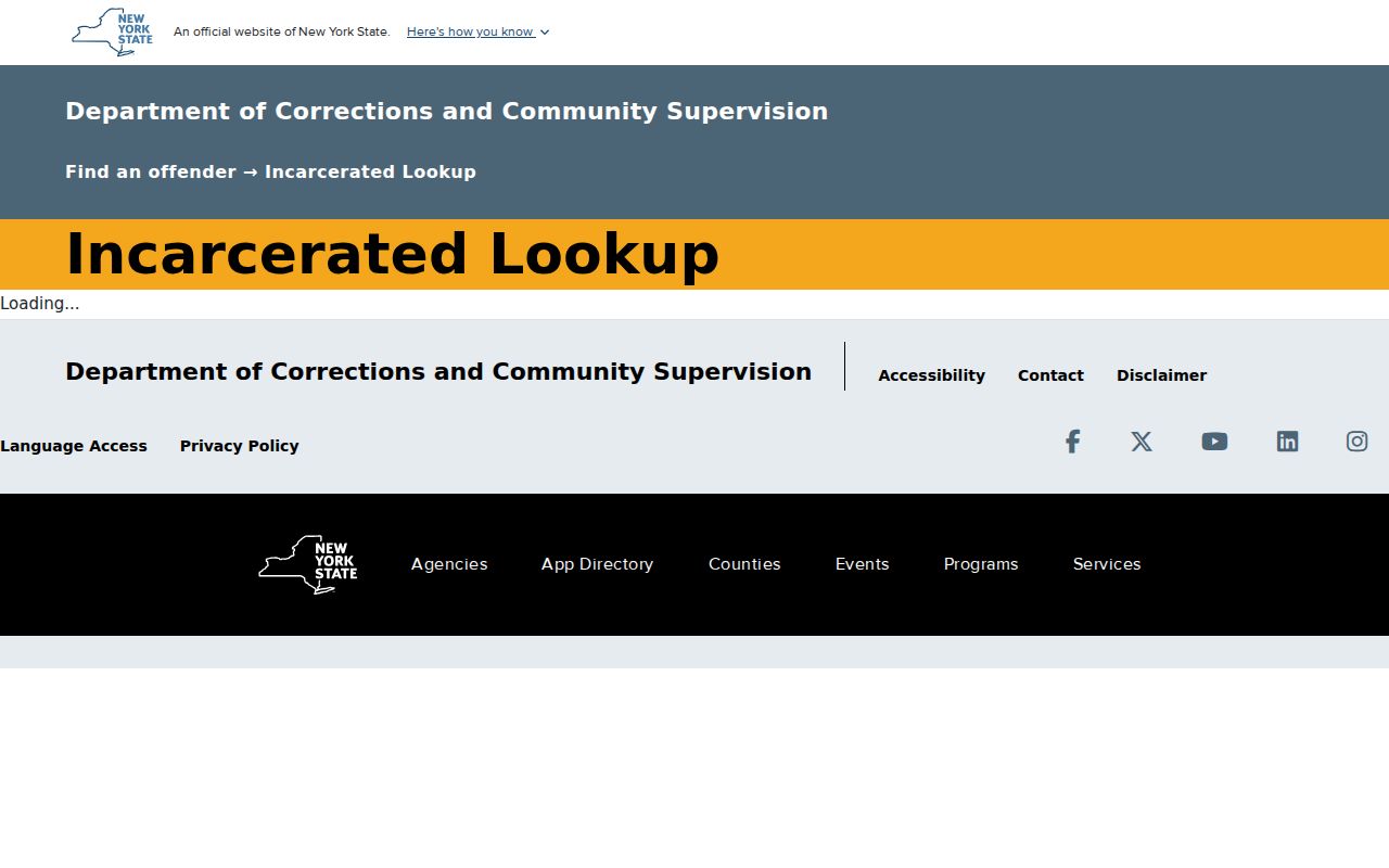 Herkimer County arrest records DOCCS state custody lookup